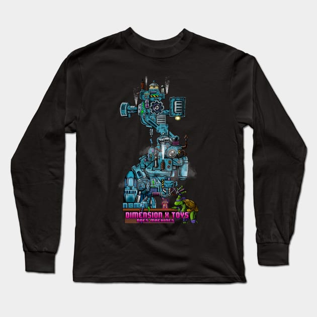 Dimension X Toys Does Machines (FULL MACHINE) Long Sleeve T-Shirt by dimensionxtoys